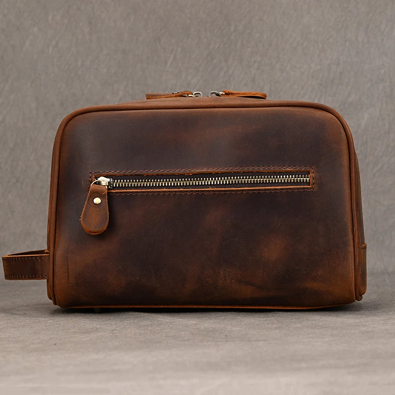 Trousse de Toilette Cuir Homme
