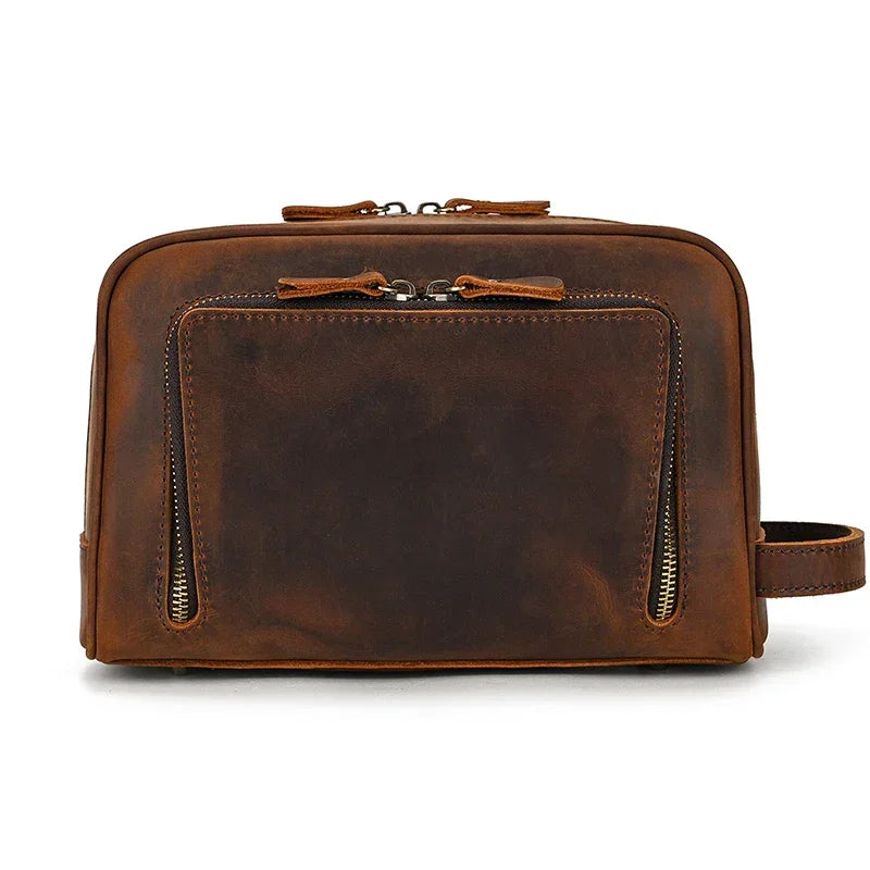 Trousse de Toilette Cuir Homme