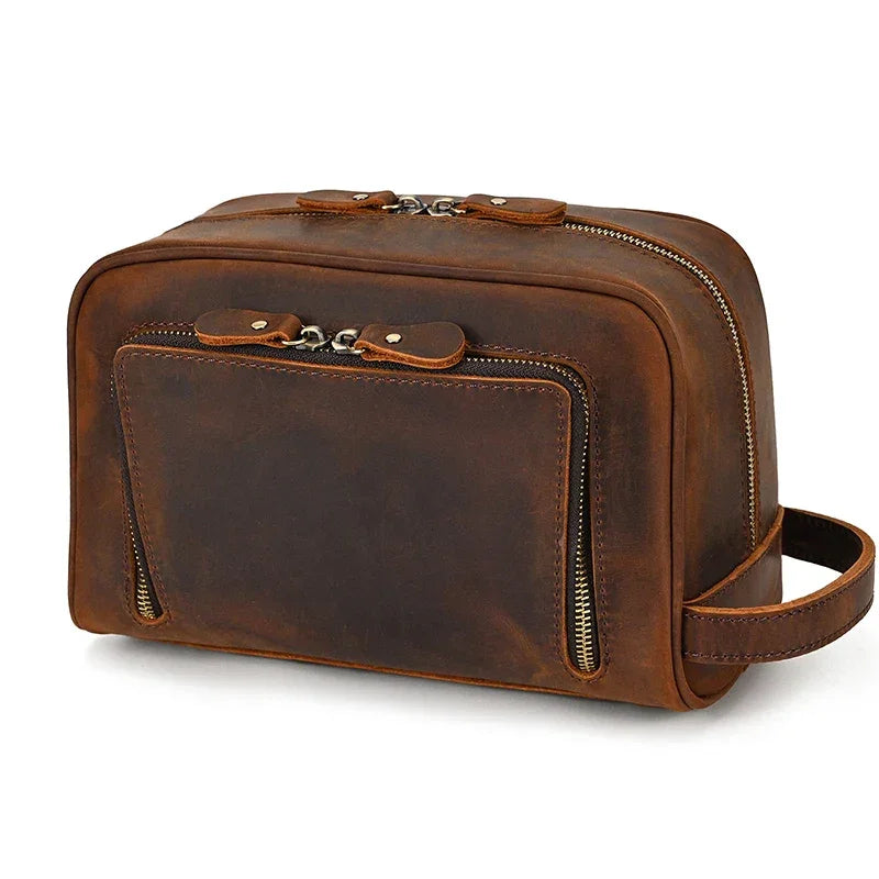 Trousse de Toilette Cuir Homme