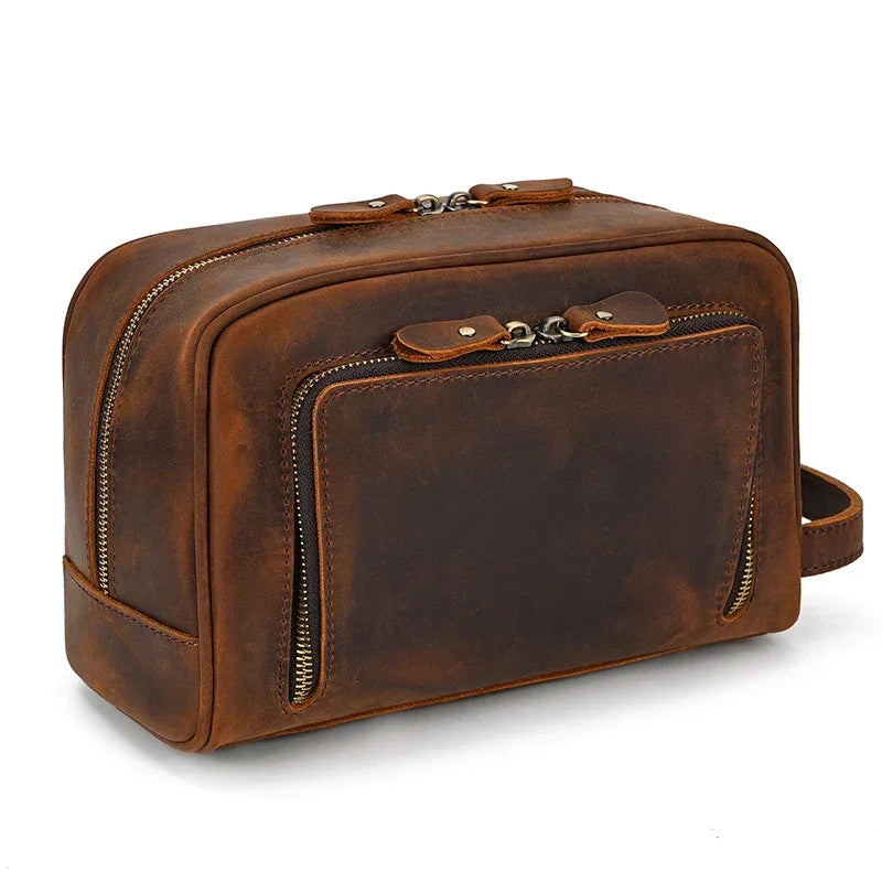 Trousse de Toilette Cuir Homme