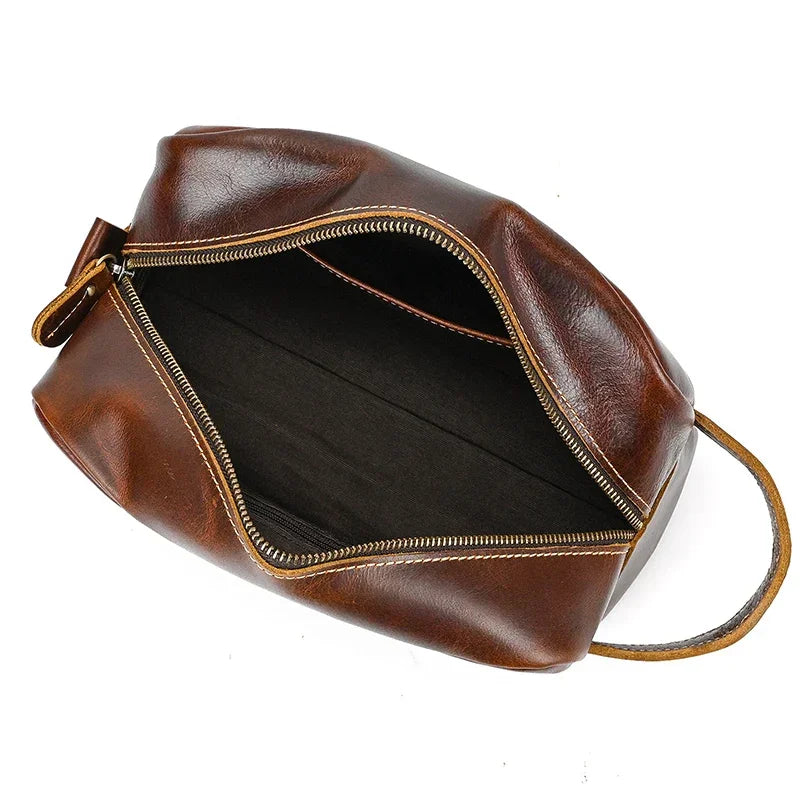 Trousse de Toilette Cuir Homme
