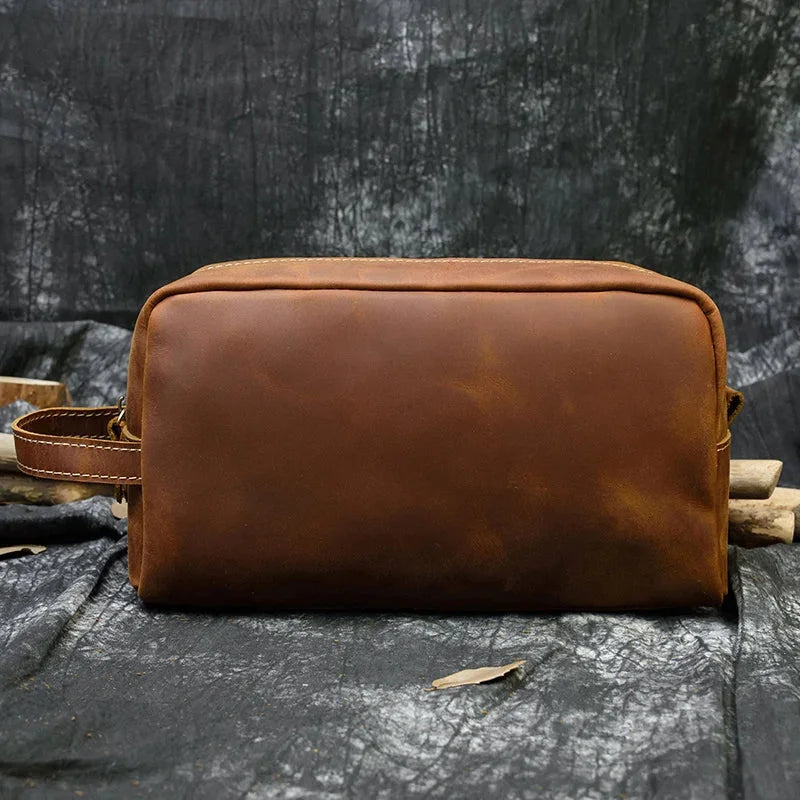 Trousse de Toilette Cuir Homme