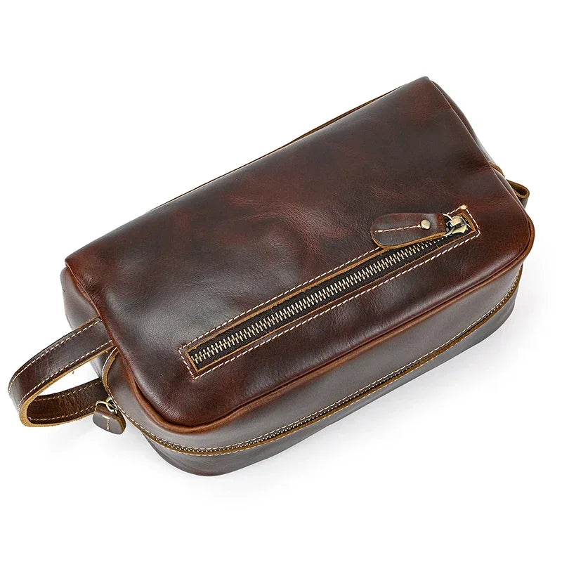 Trousse de Toilette Cuir Homme