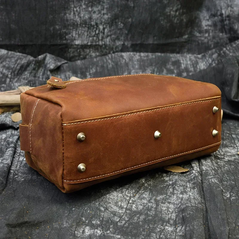 Trousse de Toilette Cuir Homme