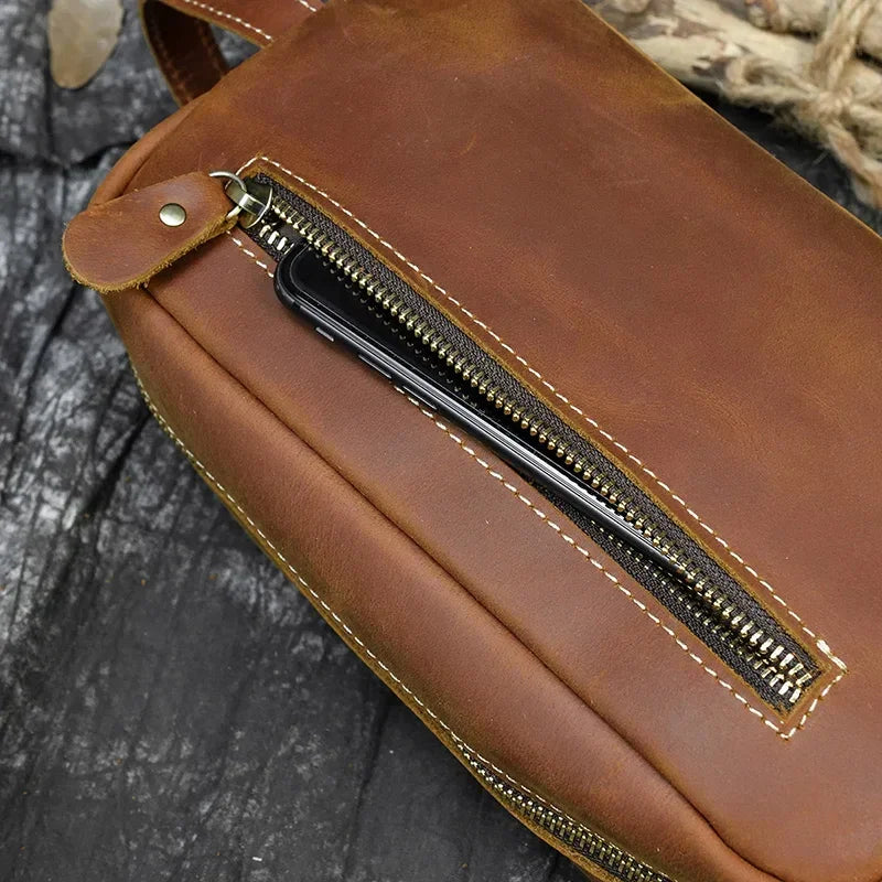 Trousse de Toilette Cuir Homme