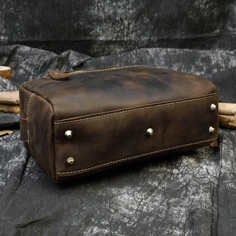 Trousse de Toilette Cuir Homme