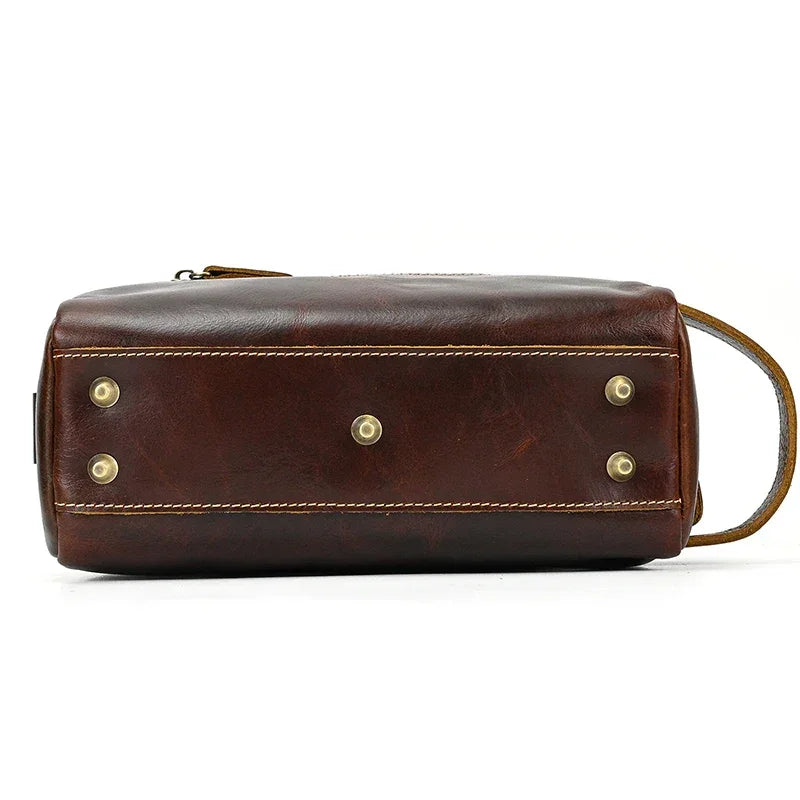 Trousse de Toilette Cuir Homme
