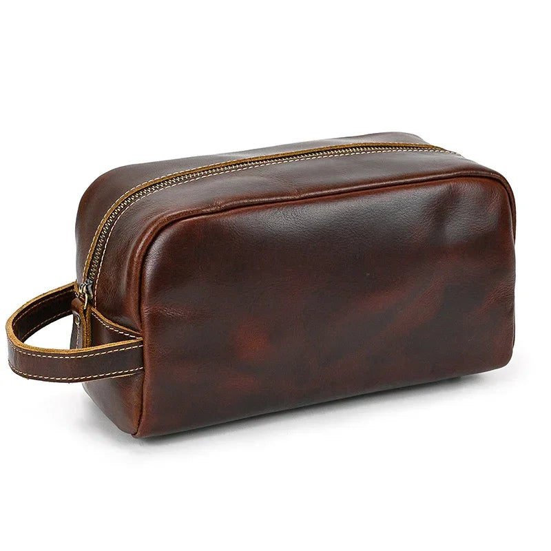 Trousse de Toilette Cuir Homme