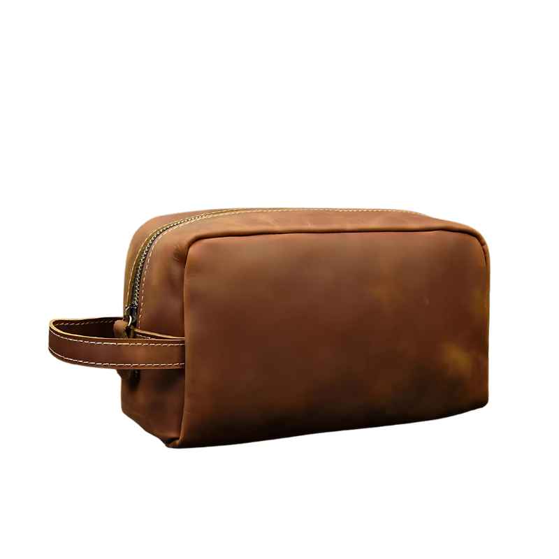 Trousse de Toilette Cuir Homme