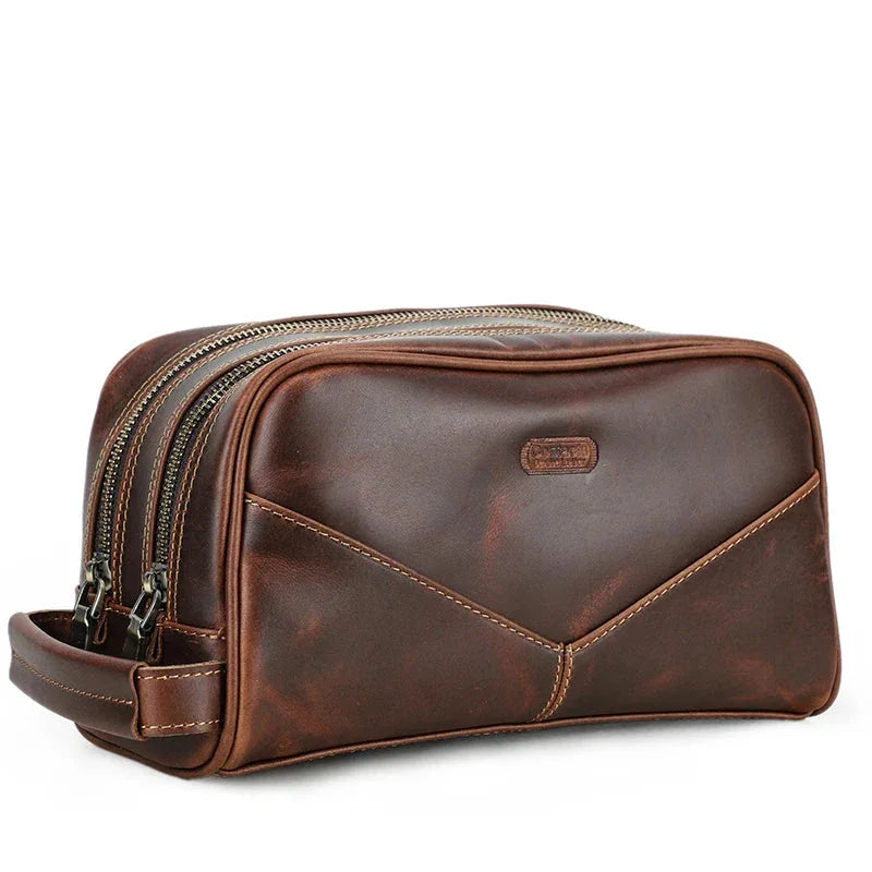 Trousse de Toilette Cuir Homme
