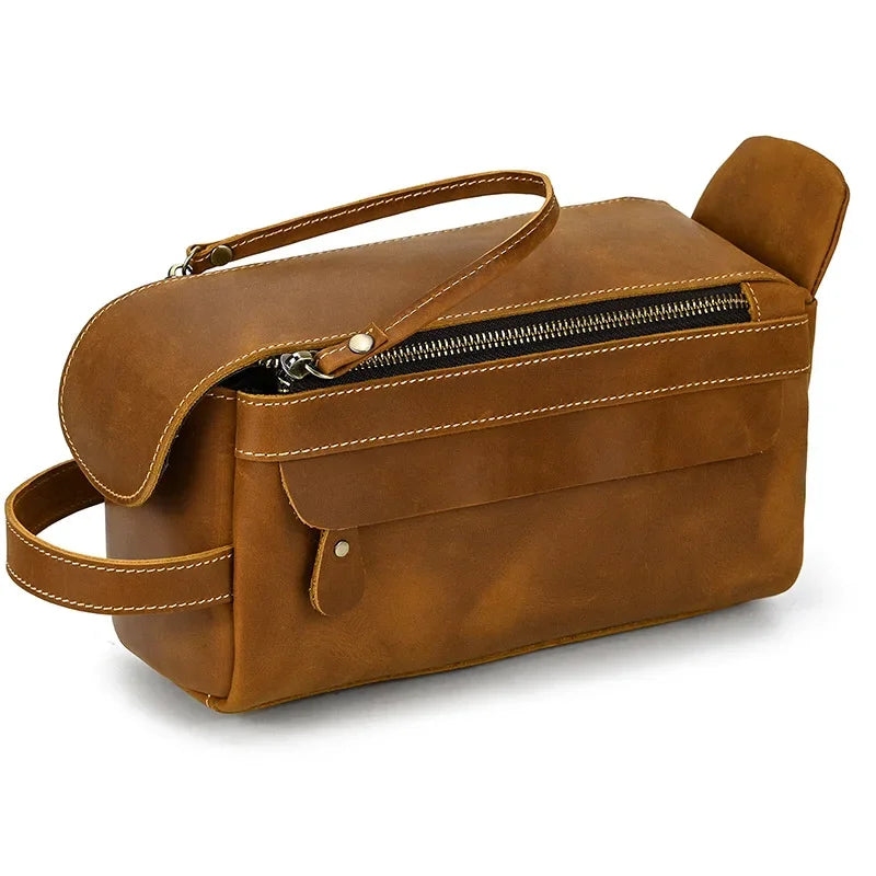 Trousse de Toilette Homme Cuir