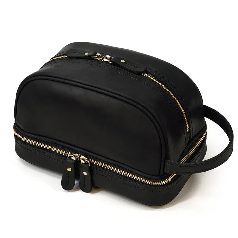 Trousse de Toilette Homme Cuir
