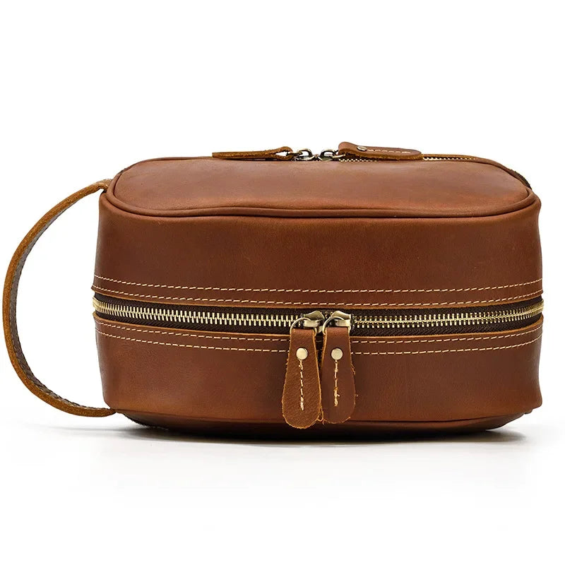Trousse de Toilette Homme Cuir