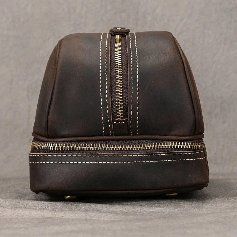 Trousse de Toilette Homme Cuir