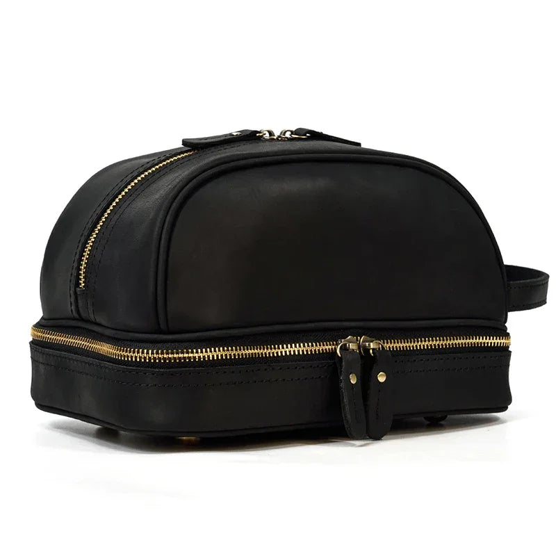 Trousse de Toilette Homme Cuir