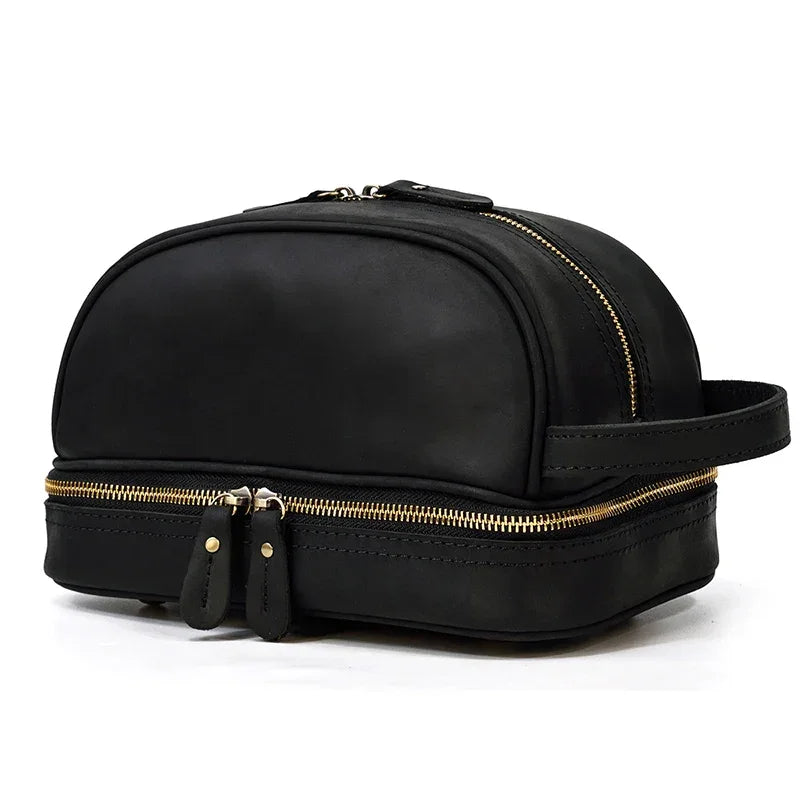 Trousse de Toilette Homme Cuir