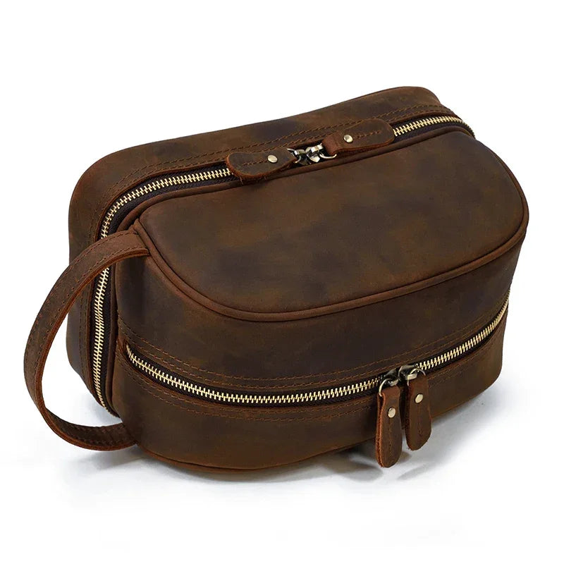 Trousse de Toilette Homme Cuir