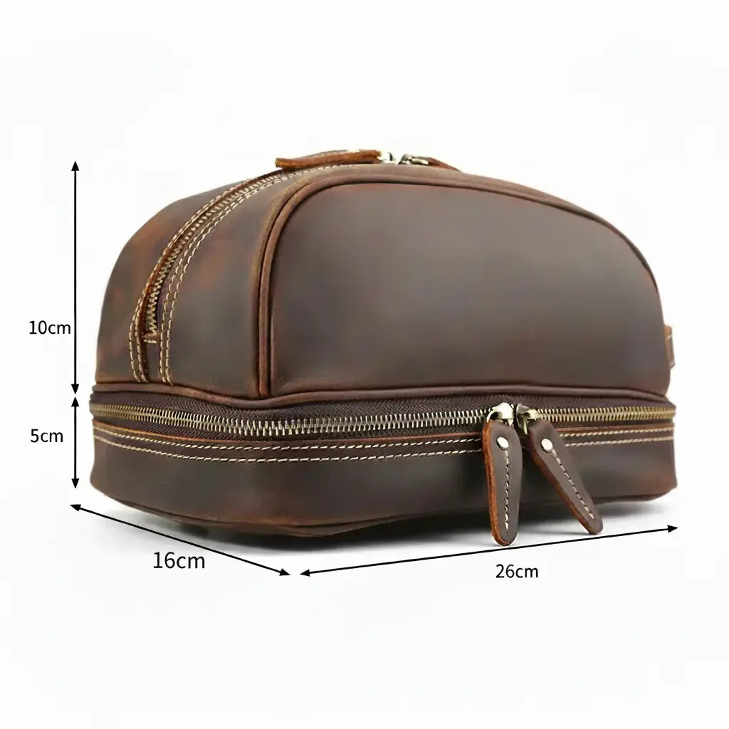 Trousse de Toilette Homme Cuir