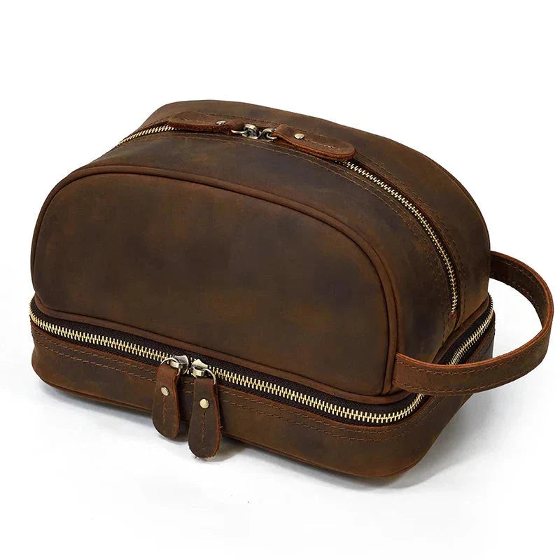 Trousse de Toilette Homme Cuir