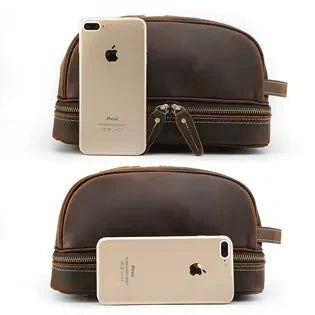 Trousse de Toilette Homme Cuir