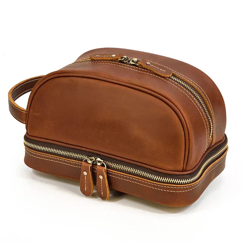 Trousse de Toilette Homme Cuir