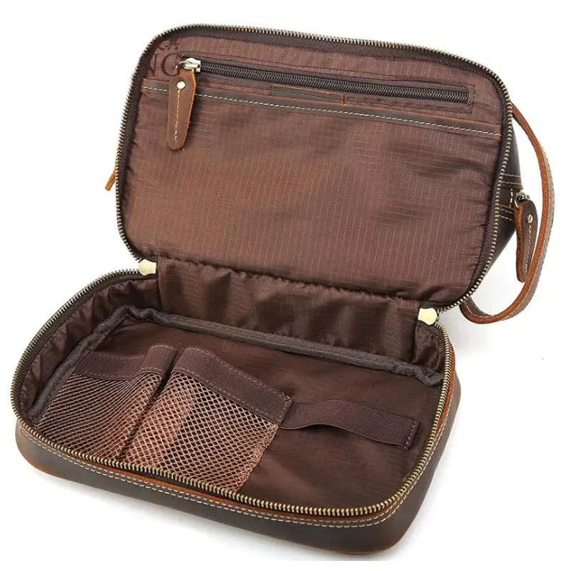 Trousse de Toilette Homme Cuir