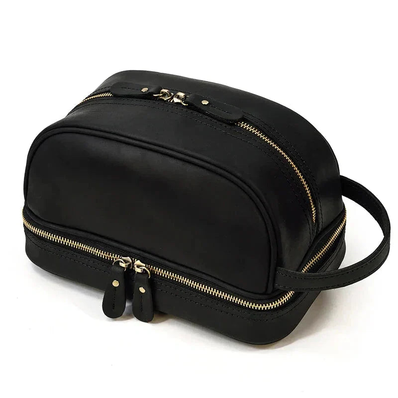 Trousse de Toilette Homme Cuir